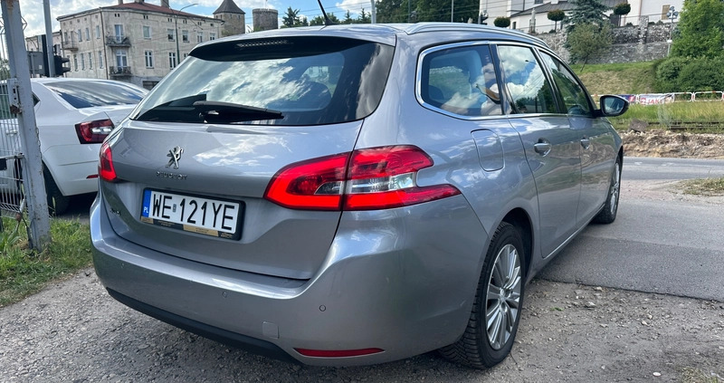 Peugeot 308 cena 44998 przebieg: 134700, rok produkcji 2019 z Susz małe 79